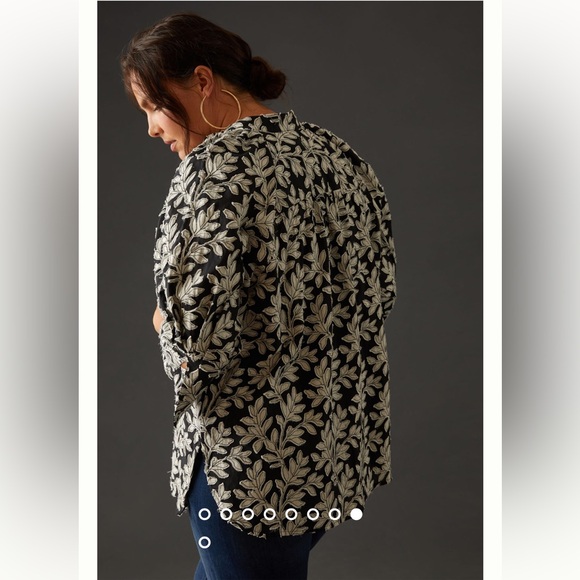 By Anthropologie Popover Blouse - Picture 13 of 14